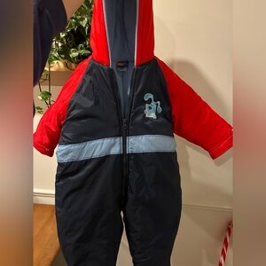 VTG Y2K 2002 Red and Blue Nick Jr Blues Clues Toddler Snowsuit RARE